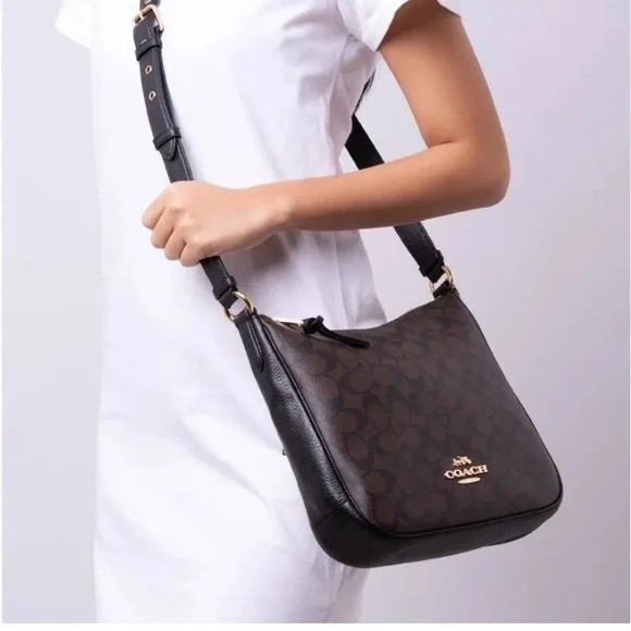 NEW COACH crossbody Ellie File Bag In Signature Canvas ๐๐ FREE SHIPPING!!! - Picture 10 of 10